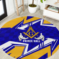 Prince Hall Freemasonry Round Carpet Square and Compasses Masonic Brothers