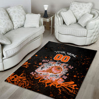 Personalized Arizona Area Rug Graffiti Street Art Southwest Cactus Route 66 Retro