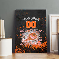 Personalized Arizona Canvas Wall Art Graffiti Street Art Southwest Cactus Route 66 Retro