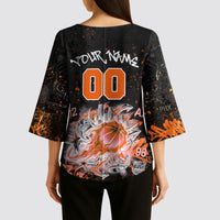Personalized Arizona Kimono Sleeve Blouse Graffiti Street Art Southwest Cactus Route 66 Retro