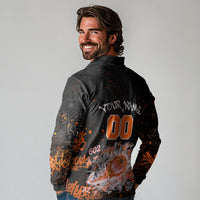 Personalized Arizona Long Sleeve Polo Shirt Graffiti Street Art Southwest Cactus Route 66 Retro