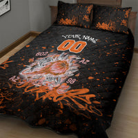 Personalized Arizona Quilt Bed Set Graffiti Street Art Southwest Cactus Route 66 Retro