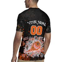 Personalized Arizona Rugby Jersey Graffiti Street Art Southwest Cactus Route 66 Retro