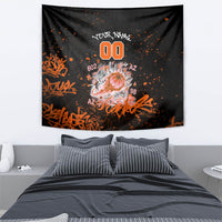 Personalized Arizona Tapestry Graffiti Street Art Southwest Cactus Route 66 Retro