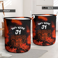 Personalized Arizona Street Graffiti Laundry Basket Urban Phoenix Underground Art Phoenix Bird Rattlesnake