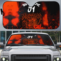 Personalized Arizona Street Graffiti Auto Sun Shade Urban Phoenix Underground Art Phoenix Bird Rattlesnake