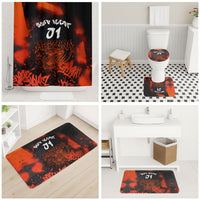 Personalized Arizona Street Graffiti Bathroom Set Urban Phoenix Underground Art Phoenix Bird Rattlesnake