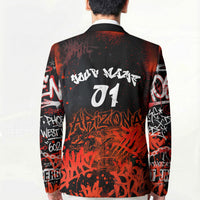 Personalized Arizona Street Graffiti Blazer Urban Phoenix Underground Art Phoenix Bird Rattlesnake