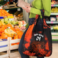Personalized Arizona Street Graffiti Grocery Bag Urban Phoenix Underground Art Phoenix Bird Rattlesnake