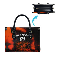 Personalized Arizona Street Graffiti Leather Bag Urban Phoenix Underground Art Phoenix Bird Rattlesnake