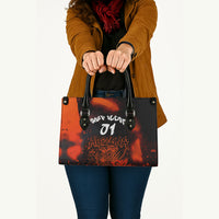 Personalized Arizona Street Graffiti Leather Bag Urban Phoenix Underground Art Phoenix Bird Rattlesnake