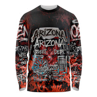 Personalized Arizona Street Graffiti Long Sleeve Shirt Urban Phoenix Underground Art Phoenix Bird Rattlesnake