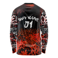 Personalized Arizona Street Graffiti Long Sleeve Shirt Urban Phoenix Underground Art Phoenix Bird Rattlesnake