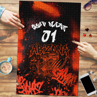 Personalized Arizona Street Graffiti Puzzle Urban Phoenix Underground Art Phoenix Bird Rattlesnake