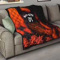 Personalized Arizona Street Graffiti Quilt Urban Phoenix Underground Art Phoenix Bird Rattlesnake