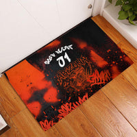 Personalized Arizona Street Graffiti Rubber Doormat Urban Phoenix Underground Art Phoenix Bird Rattlesnake