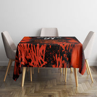 Personalized Arizona Street Graffiti Tablecloth Urban Phoenix Underground Art Phoenix Bird Rattlesnake