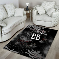 Personalized California West Coast Graffiti Area Rug Urban Los Angeles Street Art - Hollywood LAX