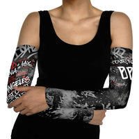 Personalized California West Coast Graffiti Arm Sleeves Urban Los Angeles Street Art - Hollywood LAX
