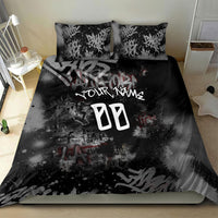 Personalized California West Coast Graffiti Bedding Set Urban Los Angeles Street Art - Hollywood LAX