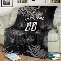 Personalized California West Coast Graffiti Blanket Urban Los Angeles Street Art - Hollywood LAX