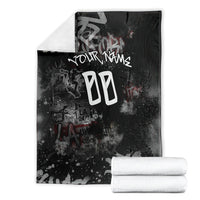 Personalized California West Coast Graffiti Blanket Urban Los Angeles Street Art - Hollywood LAX