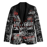 Personalized California West Coast Graffiti Blazer Urban Los Angeles Street Art - Hollywood LAX