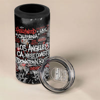 Personalized California West Coast Graffiti 4 in 1 Can Cooler Tumbler Urban Los Angeles Street Art - Hollywood LAX