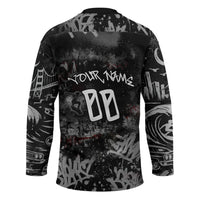 Personalized California West Coast Graffiti Hockey Jersey Urban Los Angeles Street Art - Hollywood LAX