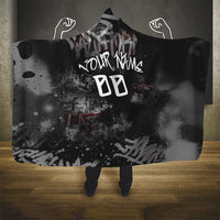 Personalized California West Coast Graffiti Hooded Blanket Urban Los Angeles Street Art - Hollywood LAX