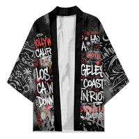 Personalized California West Coast Graffiti Kimono Urban Los Angeles Street Art - Hollywood LAX