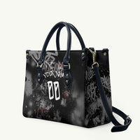 Personalized California West Coast Graffiti Leather Bag Urban Los Angeles Street Art - Hollywood LAX