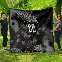 Personalized California West Coast Graffiti Quilt Urban Los Angeles Street Art - Hollywood LAX