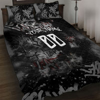 Personalized California West Coast Graffiti Quilt Bed Set Urban Los Angeles Street Art - Hollywood LAX
