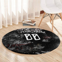 Personalized California West Coast Graffiti Round Carpet Urban Los Angeles Street Art - Hollywood LAX