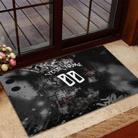 Personalized California West Coast Graffiti Rubber Doormat Urban Los Angeles Street Art - Hollywood LAX