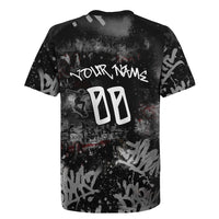 Personalized California West Coast Graffiti Rugby Jersey Urban Los Angeles Street Art - Hollywood LAX