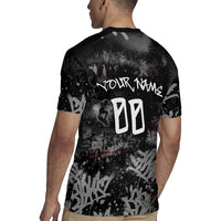 Personalized California West Coast Graffiti Rugby Jersey Urban Los Angeles Street Art - Hollywood LAX