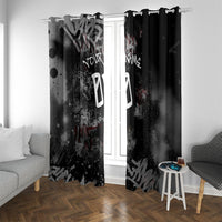Personalized California West Coast Graffiti Window Curtain Urban Los Angeles Street Art - Hollywood LAX