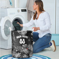 Personalized California Street Graffiti Laundry Basket Monochrome Urban Streetwear - Phoenix Bird - West Coast Riot