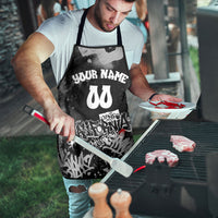 Personalized California Street Graffiti Apron Monochrome Urban Streetwear - Phoenix Bird - West Coast Riot