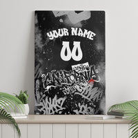 Personalized California Street Graffiti Canvas Wall Art Monochrome Urban Streetwear - Phoenix Bird - West Coast Riot