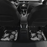 Personalized California Street Graffiti Car Mats Monochrome Urban Streetwear - Phoenix Bird - West Coast Riot