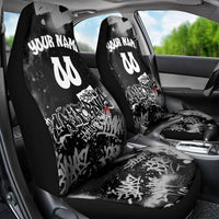 Personalized California Street Graffiti Car Seat Cover Monochrome Urban Streetwear - Phoenix Bird - West Coast Riot