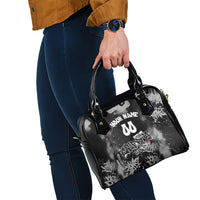 Personalized California Street Graffiti Shoulder Handbag Monochrome Urban Streetwear - Phoenix Bird - West Coast Riot