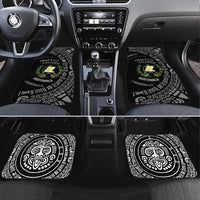 Guatemala National Emblem Car Mats with Mayan Pattern and Orgullo Chapin Quote Design - Wonder Print Shop