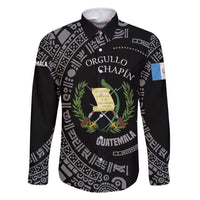 Guatemala National Emblem Family Matching Summer Maxi Dress and Hawaiian Shirt with Mayan Pattern and Orgullo Chapin Quote Design - Wonder Print Shop