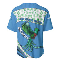 Guatemala Quetzal Bird Baseball Jersey with Tribal Motif and Libre Como El Quetzal Design - Wonder Print Shop