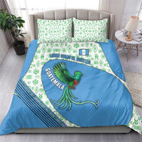 Guatemala Quetzal Bird Bedding Set with Tribal Motif and Libre Como El Quetzal Design - Wonder Print Shop