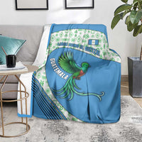 Guatemala Quetzal Bird Blanket with Tribal Motif and Libre Como El Quetzal Design - Wonder Print Shop